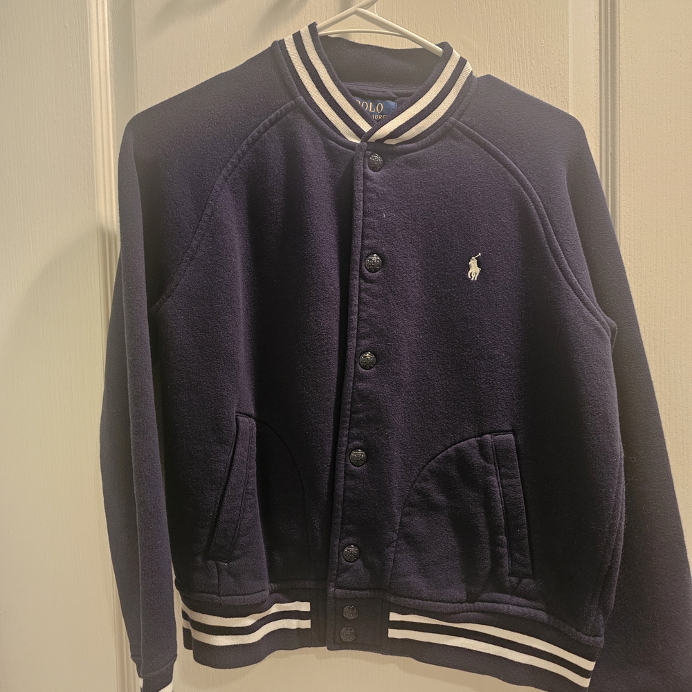 Polo by Ralph Lauren Dark Blue Varsity Jacket